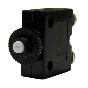 Egis 7A Push Button Panel Mount Circuit Breaker - Screw Terminals