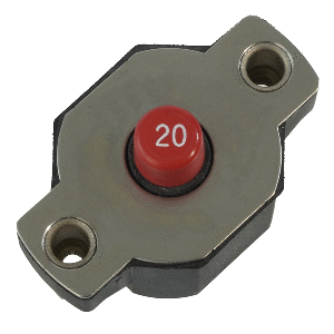 Egis 20A Push Button Circuit Breaker - Reset Only