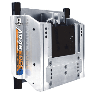 T-H Marine ATLAS&trade; EDGE 12" Set Back Hydraulic Jack Plate - Classic - Silver