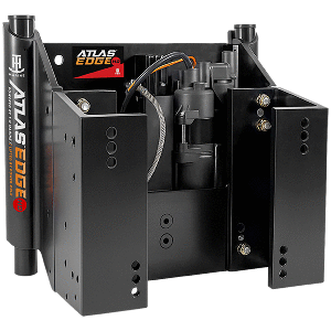 T-H Marine ATLAS&trade; EDGE 8" Set Back Hydraulic Jack Plate - Heavy Duty - Black