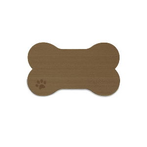 SeaDek Dog Bowl Mat - Cappuccino/Black - Small - 12" x 21"