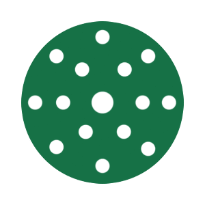 RUPES PROCUT Film Abrasive Discs 150mm (6") - 15 Holes - P1200 Grit *Box of 50pcs