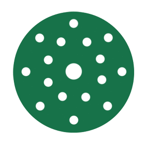 RUPES PROCUT Film Abrasive Discs 125mm (5") - 17 Holes - P400 Grit *Box of 50pcs