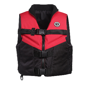 Mustang Accel Foam Vest - Red/Black - Medium