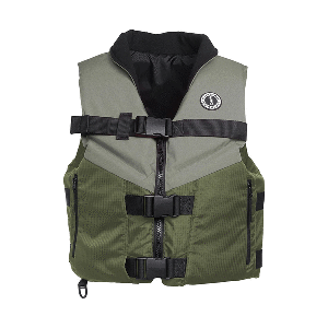 Mustang Accel Foam Vest - Green/Grey - Large