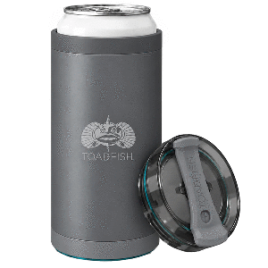 Toadfish SmartGrip 4-in-1 Can Cooler - 12oz - Grey