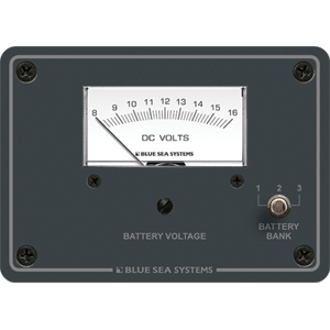 Blue Sea Systems Blue Sea 8015 DC Analog Voltmeter w/ Panel