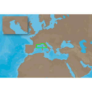 C-MAP NT+ EM-C101 - France Mediterranean Coasts - Furuno FP-Card - EM-C101FURUNOFP