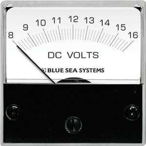 Blue Sea Systems Blue Sea 8028 DC Analog Micro Voltmeter - 2" Face, 8-16 Volts DC