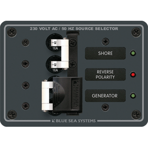 Blue Sea 8132 AC Toggle Source Selector (230V) - 2 Sources