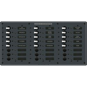 Blue Sea Systems Blue Sea 8165 AV 24 Position 230v (European) Breaker Panel - White Switches