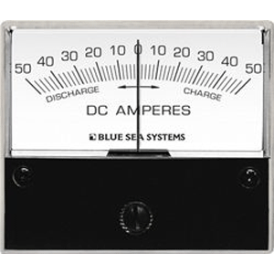 Blue Sea Systems Blue Sea 8252 DC Zero Center Analog Ammeter - 2-3/4" Face, 50-0-50 Amperes DC