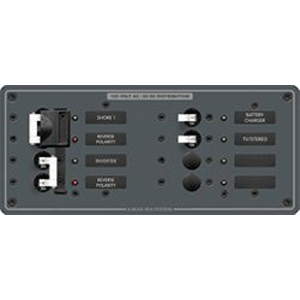 Blue Sea Systems Blue Sea 8499 Breaker Panel - AC 2 Sources + 4 Positions - White