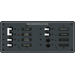 Blue Sea 8512 Breaker Panel - AC Main + 6 Position - White