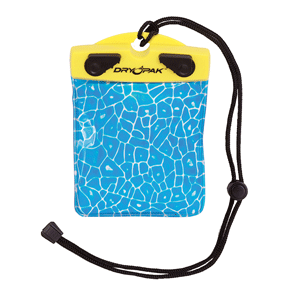 Dry Pak "Alligator" Wallet - Blue/Yellow - 4" x 4" - DP-44