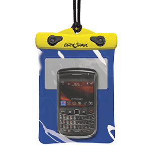 Dry Pak GPS/PDA/SmartPhone Case - Blue/Yellow - 5" x 6" - DP-56