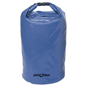 Dry Pak Roll Top Dry Gear Bag - 9-1/2" x 16" - Blue - WB-2