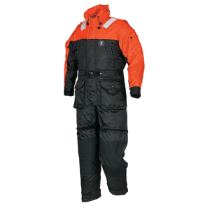Mustang Survival Mustang Deluxe Anti-Exposure Coverall & Worksuit - LG - Orange/Black - MS2175-L-OR/BK
