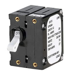 Paneltronics ’A’ Frame Magnetic Circuit Breaker - 5 Amps - Double Pole - 206-078S