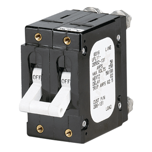 Paneltronics C Frame Magnetic Circuit Breaker - 50 Amp - Double Pole - White CD-33825