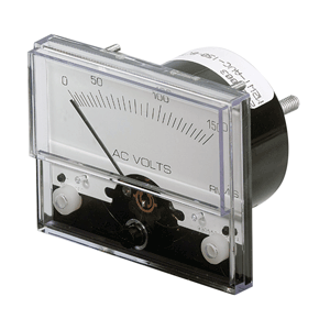 Paneltronics Analog AC Voltmeter - 0-300VAC - 1-1/2" - 289-023
