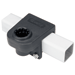 SCOTTY RAIL MOUNTING ADAPTER BLACK 1-1/4 SQUARE RAIL Part Number: 243-BK