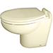 Raritan Marine Elegance - Household Style - Bone - Freshwater Solenoid - Smart Toilet Control - 12v