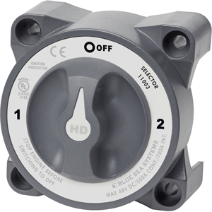 Blue Sea Systems Blue Sea 11003 HD-Series Battery Switch w/Alternator Field Disconnect - 3-Position