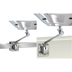 Magma Square/Flat Rail Mount or Side Bulkhead Mount f/Kettle Series Grills - A10-240