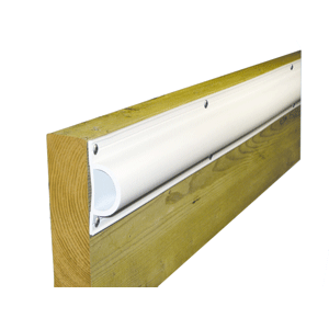 Dock Edge Standard "D" PVC Profile 16ft Roll - White - 1190-F