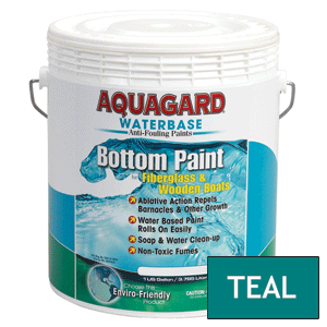 Aquagard Waterbased Anti-Fouling Bottom Paint - 1Gal - Teal - 10105