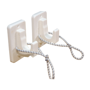 Deep Blue Marine Rod, Gaff, Brush & Dock Line Holder - Pair