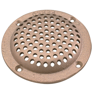 Perko 2-1/2" Round Bronze Strainer MADE IN THE USA - 0086DP1PLB