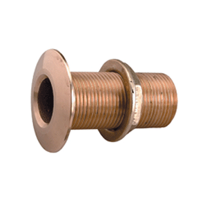 Perko 3/8" Thru-Hull Fitting w/Pipe Thread Bronze MADE IN THE USA - 0322DP3PLB