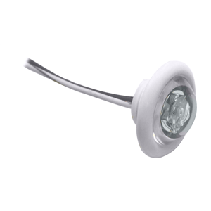 Innovative Lighting LED Bulkhead/Livewell Light "The Shortie" White LED w/ White Grommet - 011-5540-7