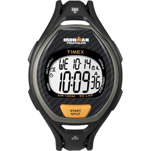 Timex Ironman 50 Lap Men’s Digital Watch Black/Orange - T5K335