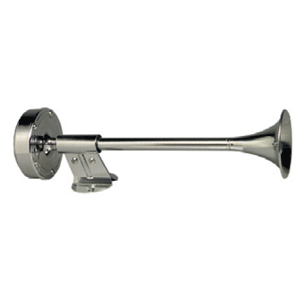 Schmitt & Ongaro Marine Ongaro Deluxe SS Shorty Single Trumpet Horn - 12V - 10009
