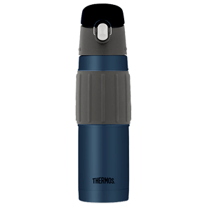 Thermos Vacuum Insulated Hydration Bottle - 18 oz. - Stainless Steel/Midnight Blue - 2465MBTRI6