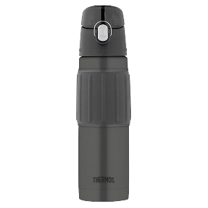 Thermos Vacuum Insulated Hydration Bottle - 18 oz. - Stainless Steel/Charcoal - 2465CHTRI6