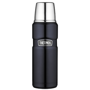 Thermos Stainless King™ Vacuum Insulated Beverage Bottle - 16 oz. - Stainless Steel/Midnight Blue - SK2000MBTRI4