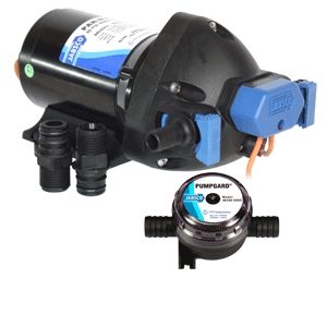 Jabsco Par-Max Shower Drain/General Purpose Pump – 3.5GPM-25psi-12VDC w/Strainer