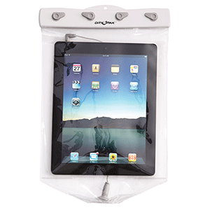 Dry Pak Clear Tablet Case f/iPad - White/Grey - 9" x 12" - DPT-912W