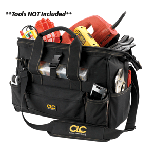 CLC Work Gear CLC 1534 16" Tool Bag w/ Top-Side Plastic Parts Tray