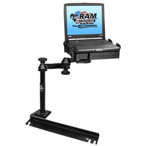RAM Mounting Systems RAM Mount No-Drill Laptop Mount f/Ford Transit Connect, Dodge Grand Caravan, Chrysler Town & Country - RAM-VB-175-SW1