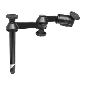 RAM Mounting Systems RAM Mount Double Swing Arm w/8" Male and No Female Tele-Pole - RAM-VP-SW1-8