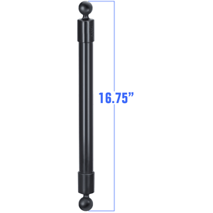 RAM Mounting Systems RAM Mount 16.75" Long Extension Pole with 2 1" Diameter Ball Ends - RAP-BB-230-18U