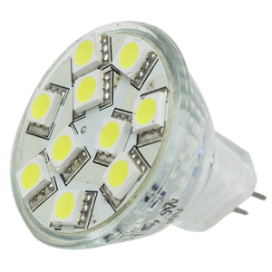 Lunasea Lighting Lunasea MR11 LED Bulb - 10-30VDC/2.2W/140 Lumens - Warm White - LLB-11TW-61-00