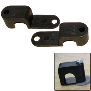 Weld Mount Single Poly Clamp f/1/4" x 20 Studs - 5/8" OD - Requires 1.5" Stud - Qty. 25 - 60625