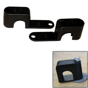 Weld Mount Single Poly Clamp f/1/4" x 20 Studs - 3/4" OD - Requires 1.75" Stud - Qty. 25 - 60750