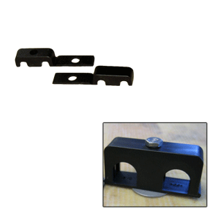 Weld Mount Double Poly Clamp f/1/4" x 20 Studs - 1/4" OD - Requires 0.75" Stud - Qty. 25 - 80250